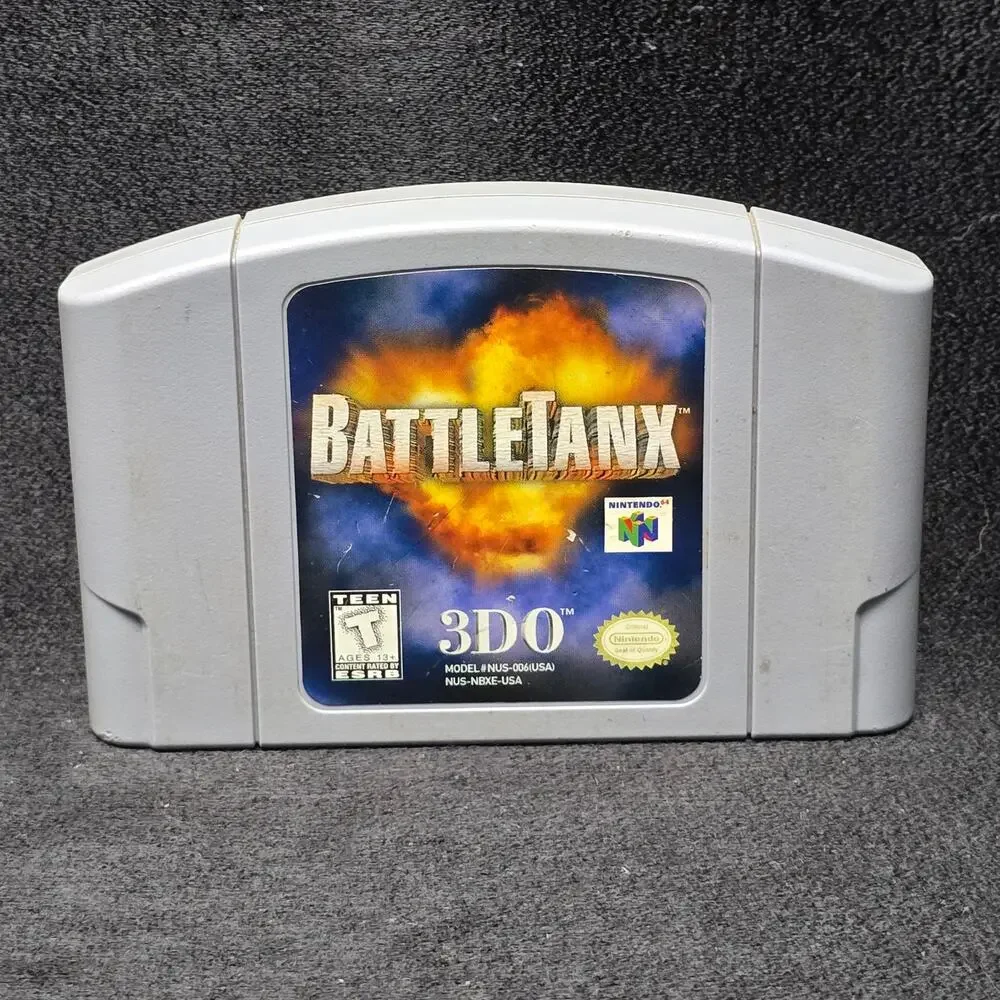 BattleTanx 3DO Nintendo Game N64 Gaming Cartridge